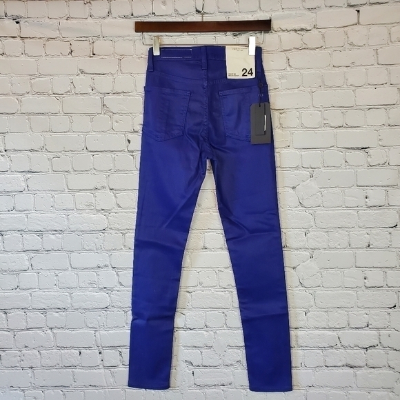 𝅺rag and Bone high rise ankle skinny jeans sz. 24 - Picture 5 of 6